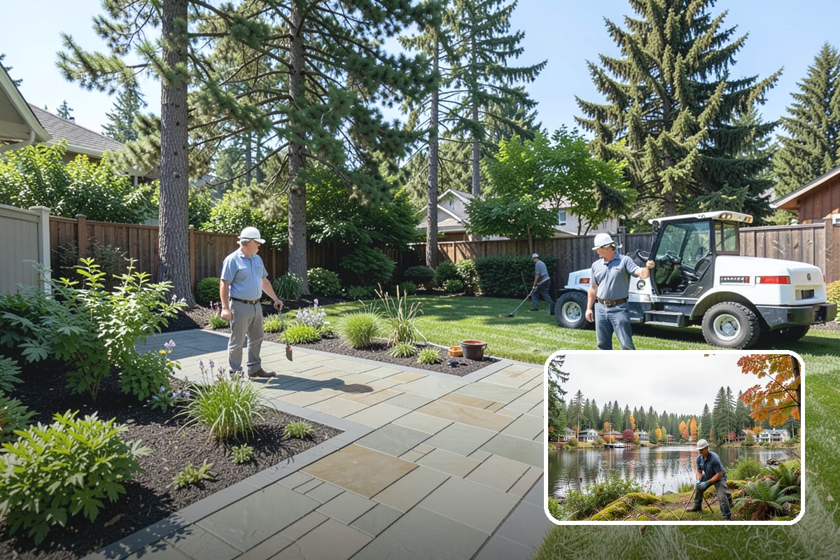 Concrete Paver Installation in La Conner, Skagit County, WA - Lowest cost per square foot of most paver options