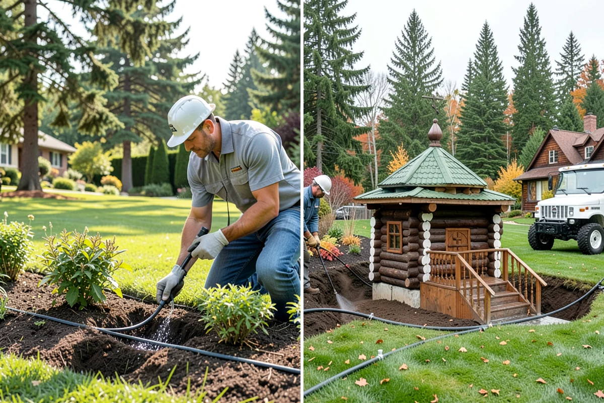 Concrete Paver Installation in Lyman, Skagit County, WA - Excavate and grade the area for proper drainage fall