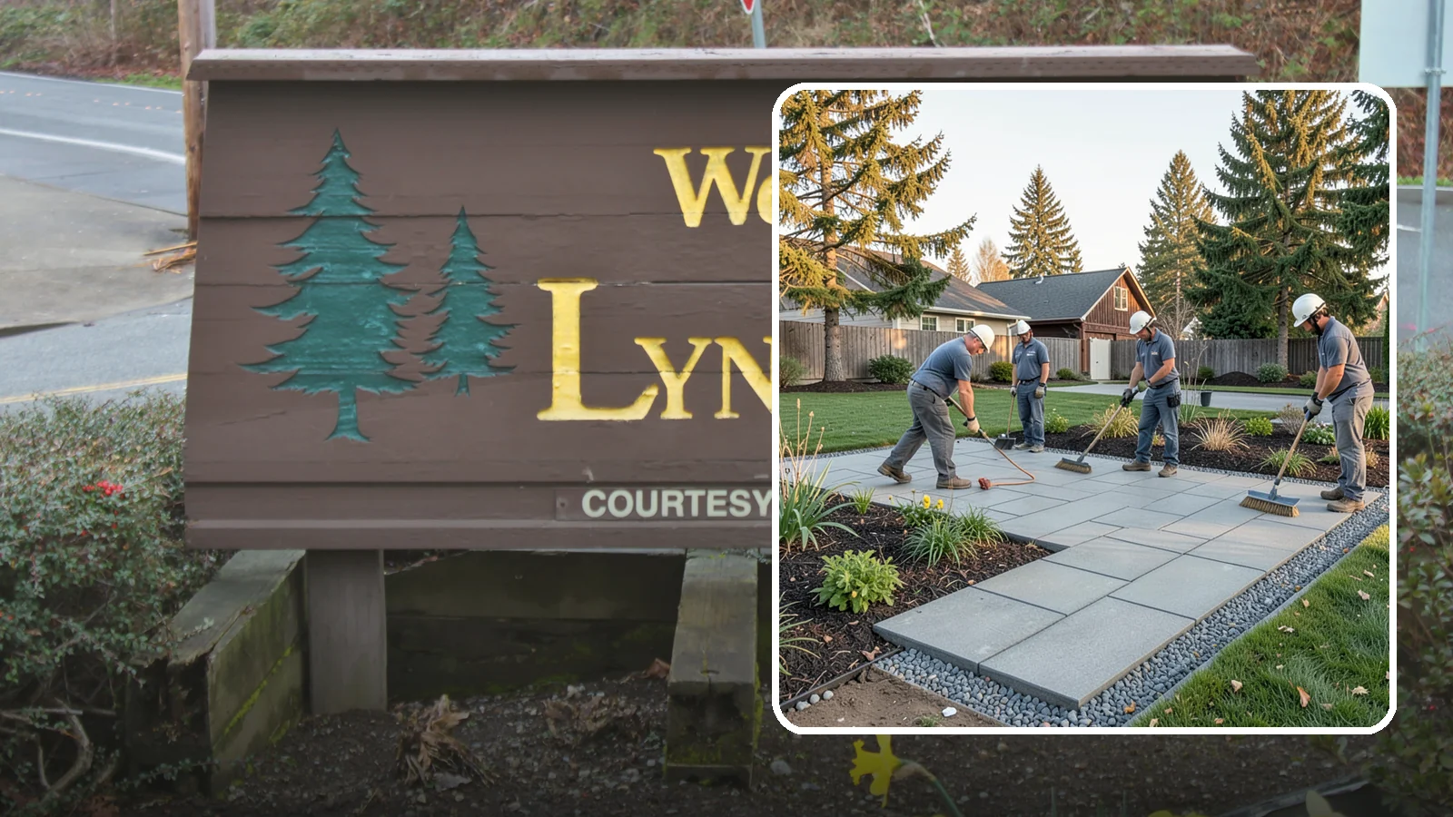 Concrete Paver Installation in Lynnwood, Snohomish County, WA - Durable, budget-friendly concrete pavers installed over a compacted base for patios, walkways, and driveways across Western...
