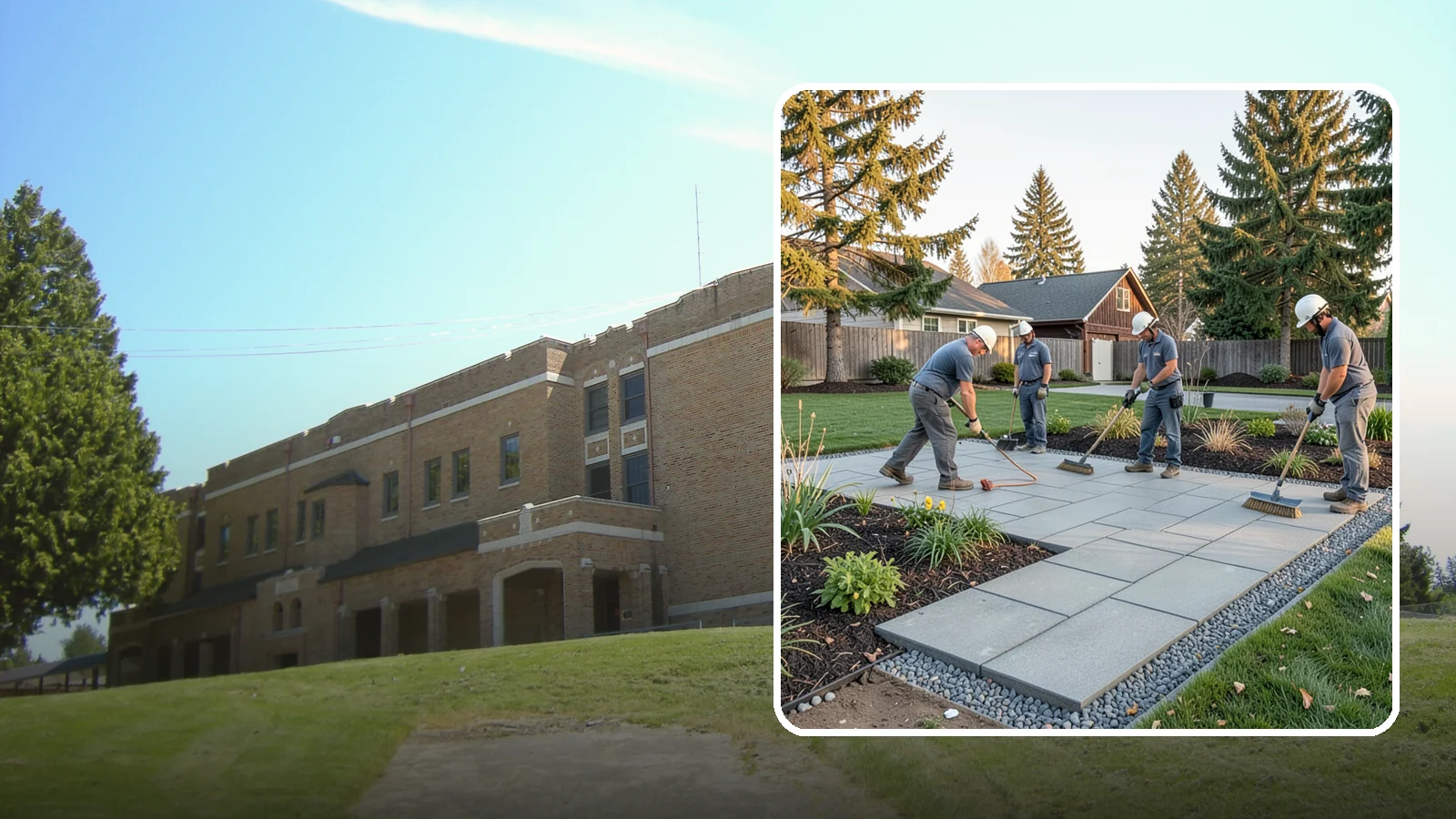 Concrete Paver Installation in Maple Valley, King County, WA - Durable, budget-friendly concrete pavers installed over a compacted base for patios, walkways, and driveways across Western...