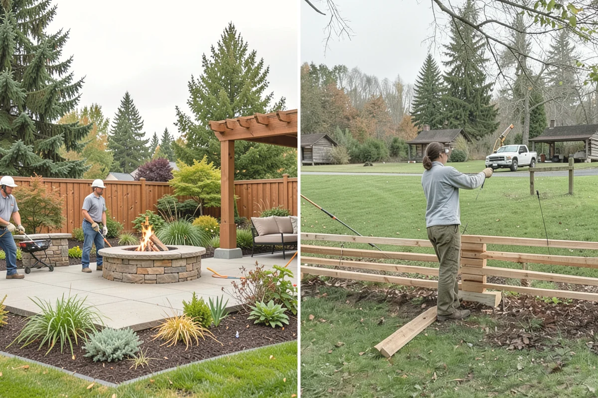 Concrete Paver Installation in Monroe, Snohomish County, WA - Excavate and grade the area for proper drainage fall