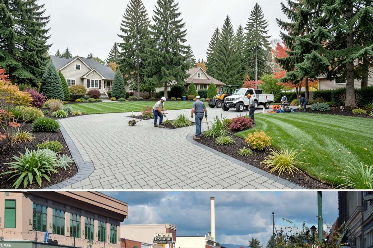 Concrete Paver Installation in Monroe, Snohomish County, WA - Best installed spring through early fall when the base can be compacted dry, though a well-drained site allows work in drier...