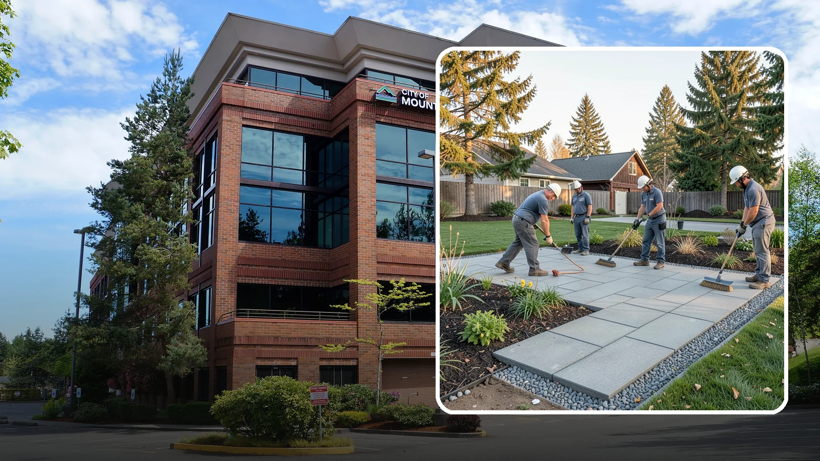 Concrete Paver Installation in Mountlake Terrace, Snohomish County, WA - Durable, budget-friendly concrete pavers installed over a compacted base for patios, walkways, and driveways across Western...