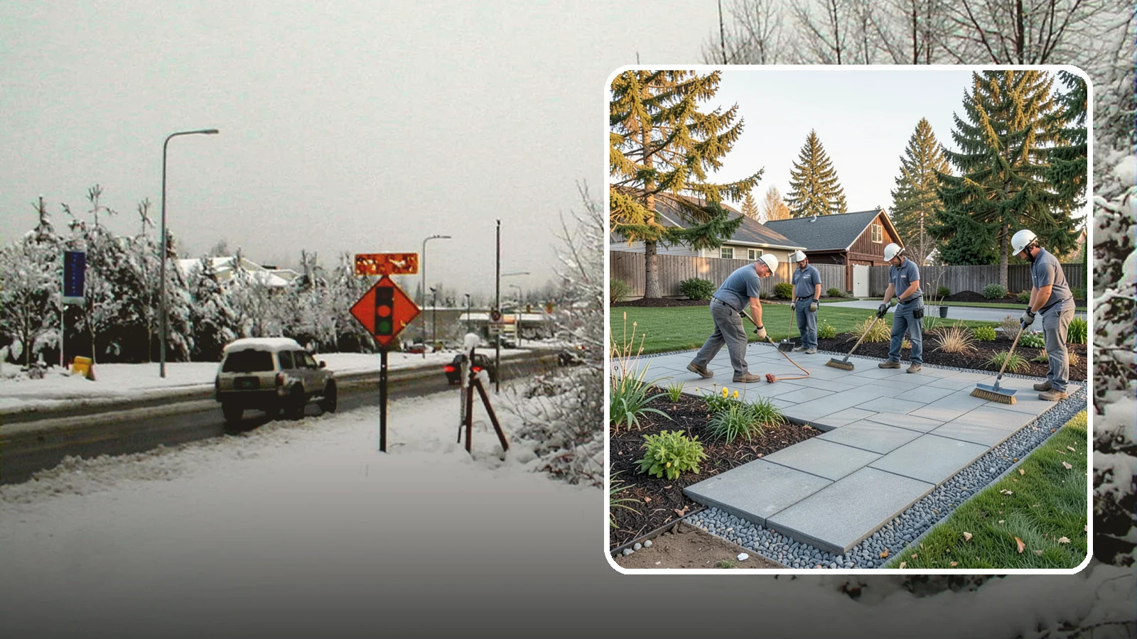Concrete Paver Installation in Newcastle, King County, WA - Durable, budget-friendly concrete pavers installed over a compacted base for patios, walkways, and driveways across Western...