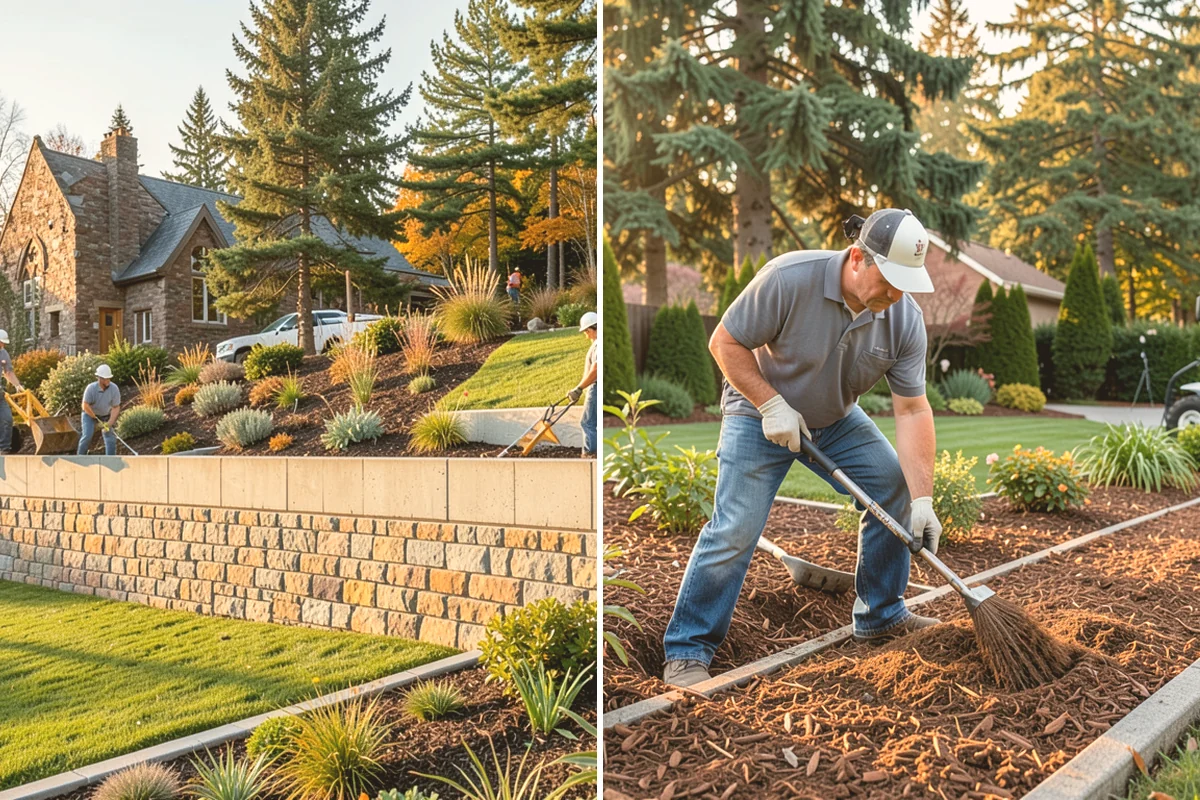 Concrete Paver Installation in Orting, Pierce County, WA - Excavate and grade the area for proper drainage fall