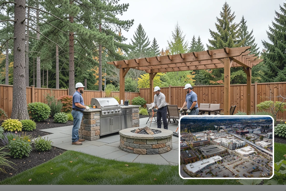 Concrete Paver Installation in Redmond, King County, WA - Lowest cost per square foot of most paver options