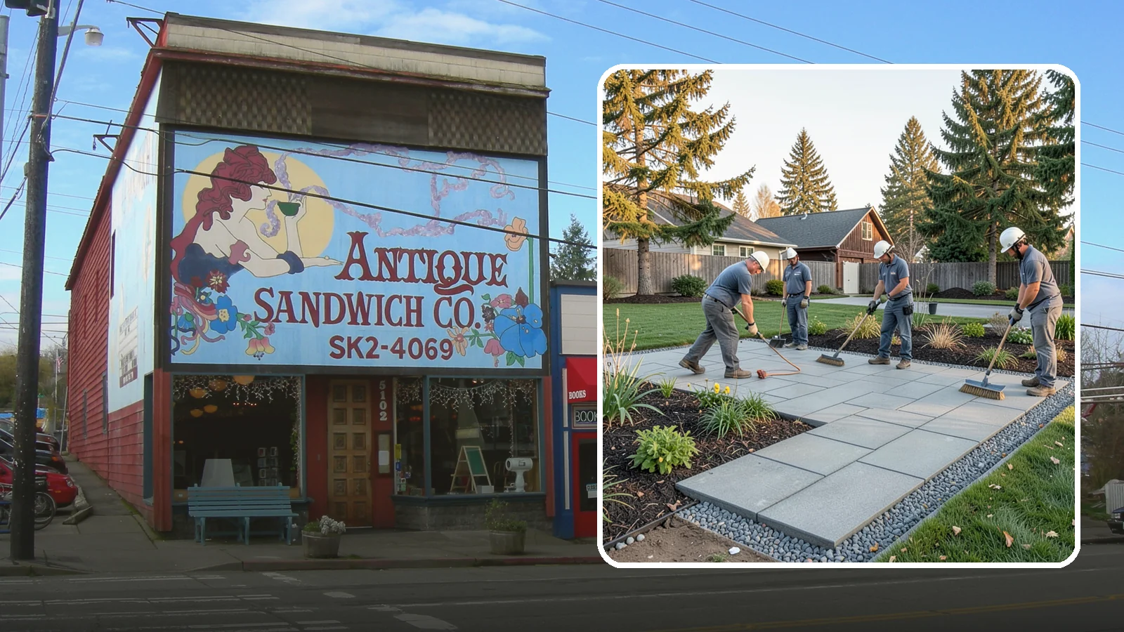 Concrete Paver Installation in Ruston, Pierce County, WA - Durable, budget-friendly concrete pavers installed over a compacted base for patios, walkways, and driveways across Western...