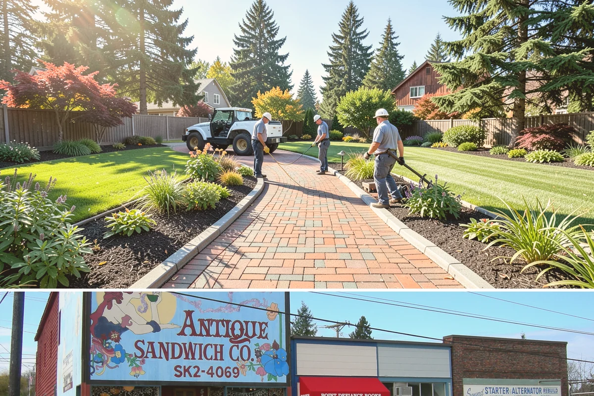Concrete Paver Installation in Ruston, Pierce County, WA - Best installed spring through early fall when the base can be compacted dry, though a well-drained site allows work in drier...