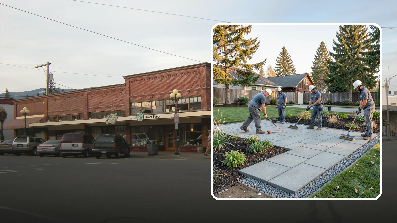 Concrete Paver Installation in Sedro-Woolley, Skagit County, WA - Durable, budget-friendly concrete pavers installed over a compacted base for patios, walkways, and driveways across Western...