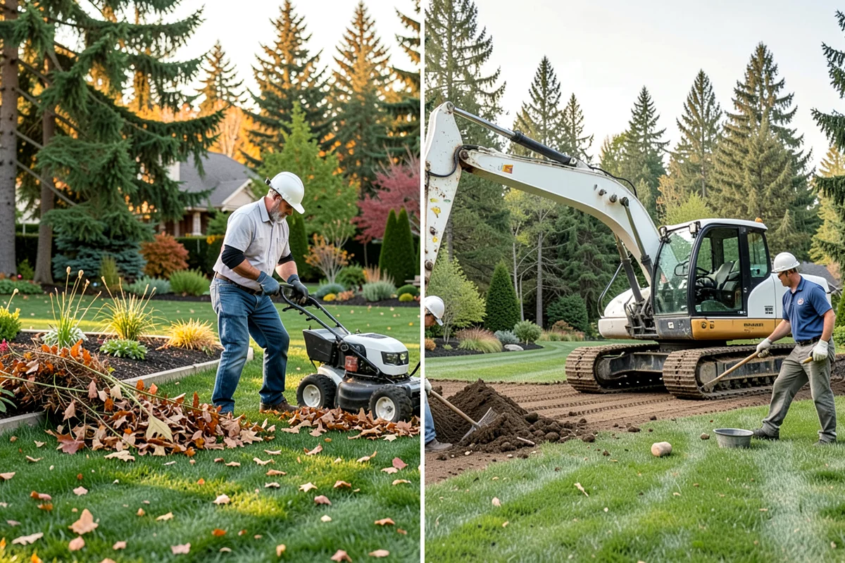 Concrete Paver Installation in Sedro-Woolley, Skagit County, WA - Excavate and grade the area for proper drainage fall