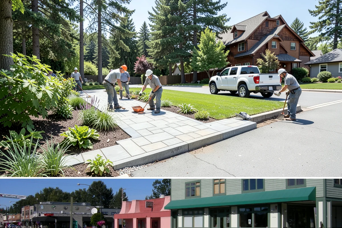 Concrete Paver Installation in Snoqualmie, King County, WA - Best installed spring through early fall when the base can be compacted dry, though a well-drained site allows work in drier...