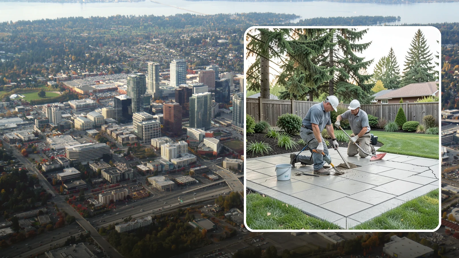 Concrete Repair in Bellevue, King County, WA - We repair cracked, spalled, and settled concrete to restore both safety and appearance before damage spreads.