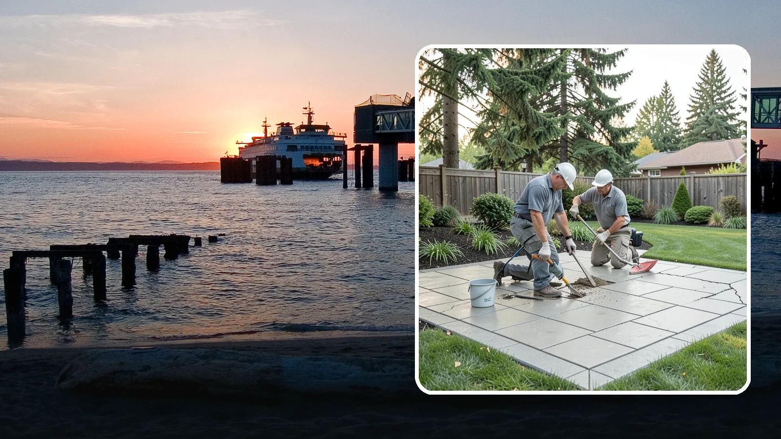 Concrete Repair in Edmonds, Snohomish County, WA - We repair cracked, spalled, and settled concrete to restore both safety and appearance before damage spreads.