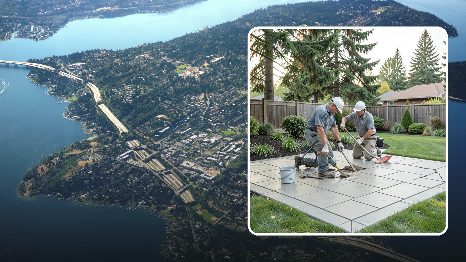 Concrete Repair in Mercer Island, King County, WA - We repair cracked, spalled, and settled concrete to restore both safety and appearance before damage spreads.