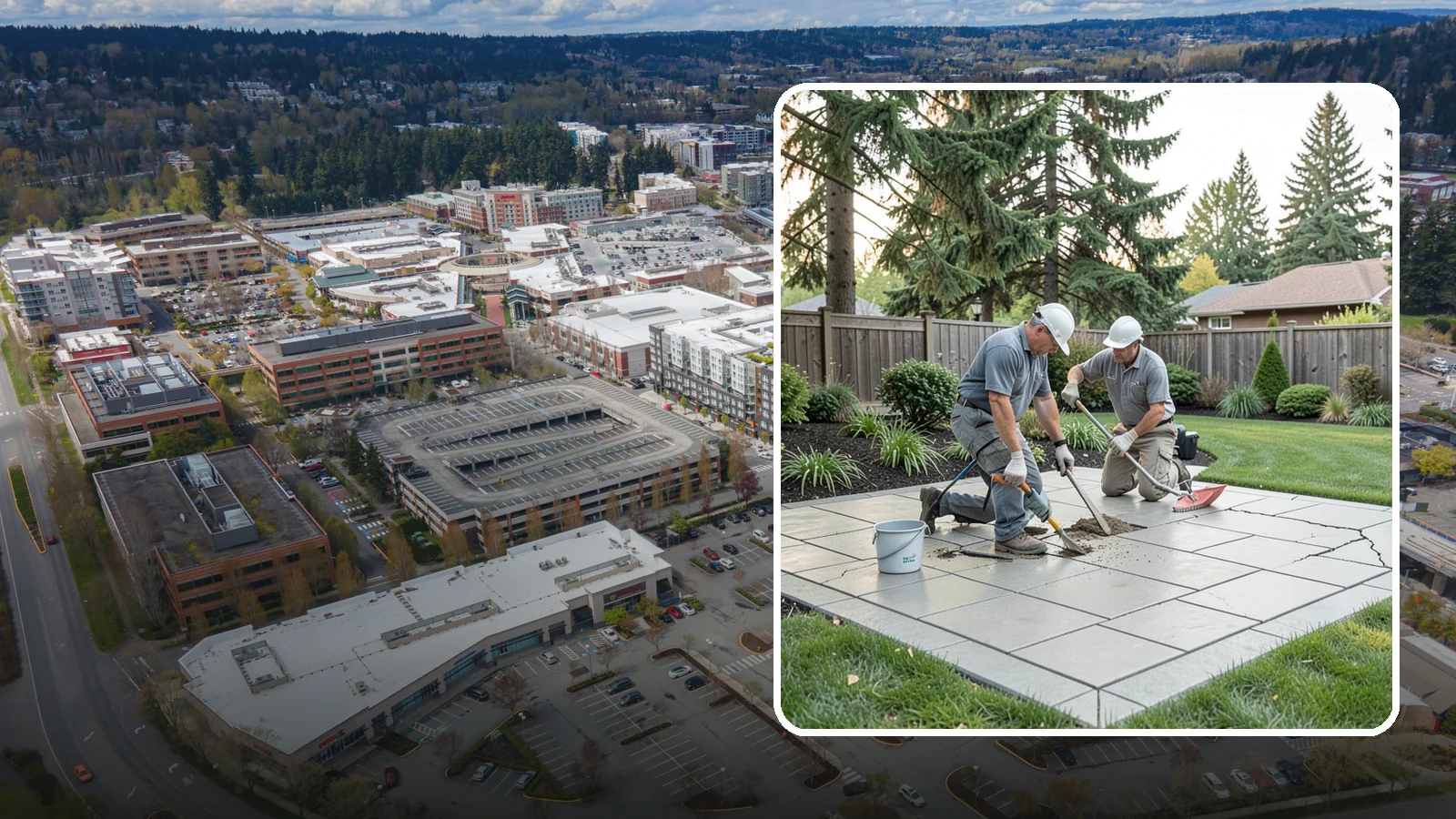 Concrete Repair in Redmond, King County, WA - We repair cracked, spalled, and settled concrete to restore both safety and appearance before damage spreads.