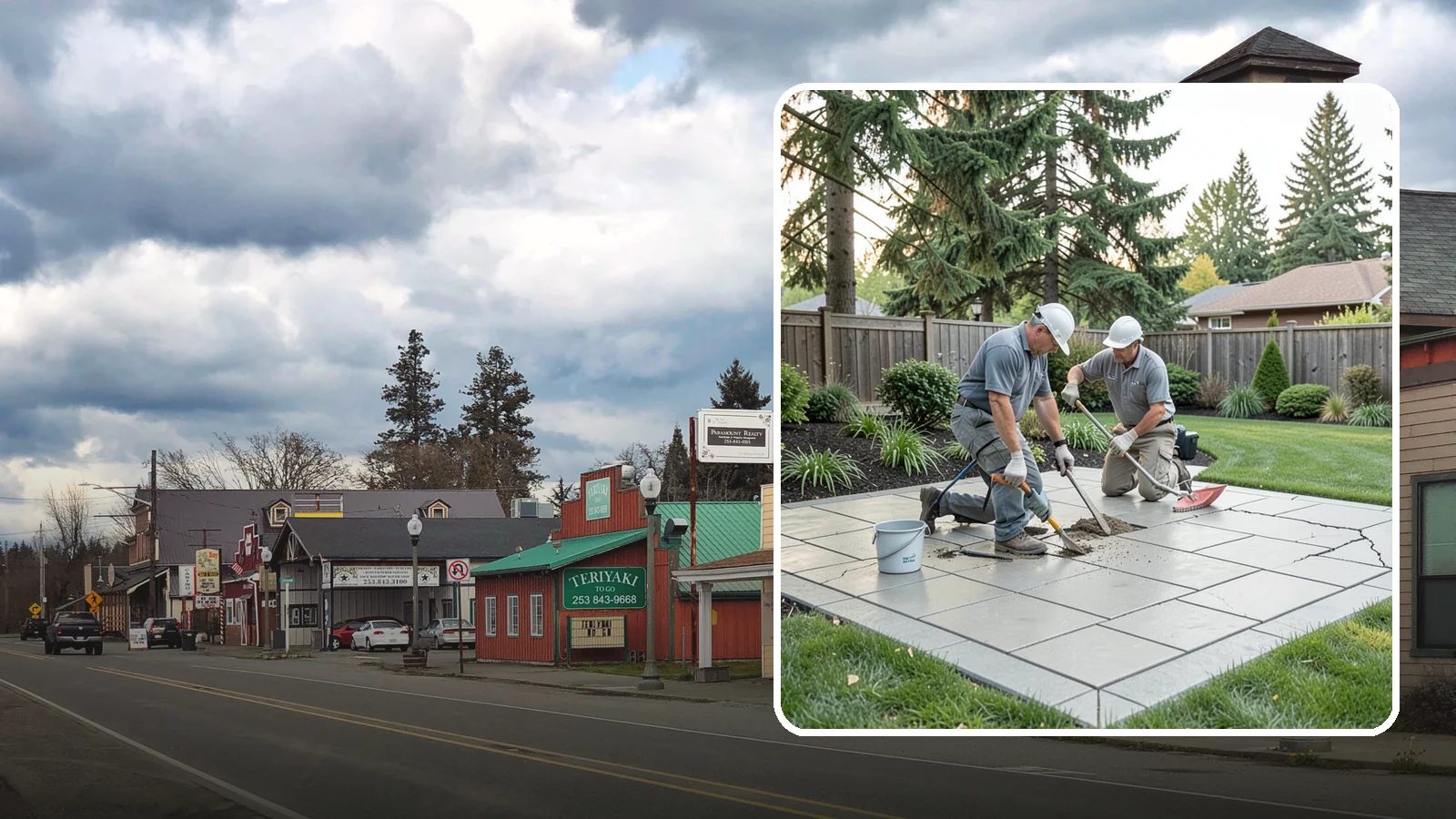 Concrete Repair in Roy, Pierce County, WA - We repair cracked, spalled, and settled concrete to restore both safety and appearance before damage spreads.