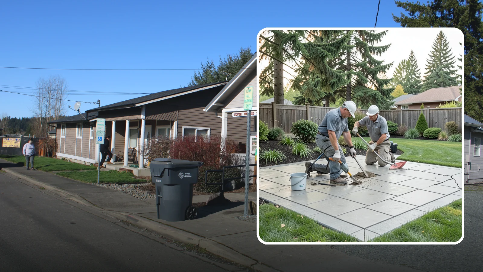 Concrete Repair in South Prairie, Pierce County, WA - We repair cracked, spalled, and settled concrete to restore both safety and appearance before damage spreads.
