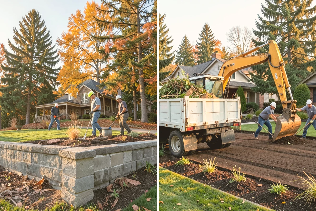 Concrete Walkway Installation in Algona, King County, WA - Lay out the path and excavate to firm subgrade