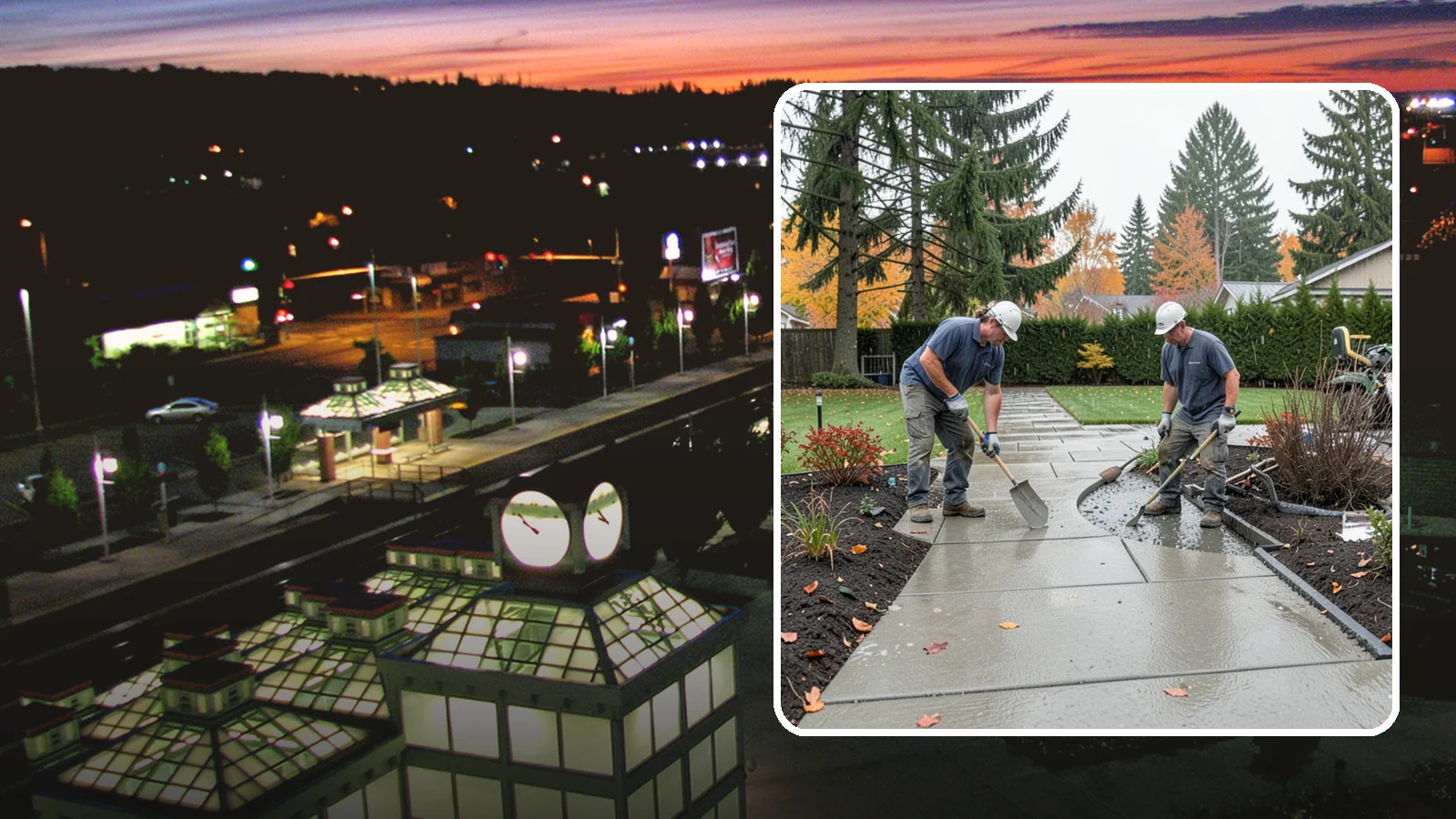 Concrete Walkway Installation in Auburn, King County, WA - We build safe, level concrete walkways with the drainage and slip resistance Pacific Northwest weather demands.