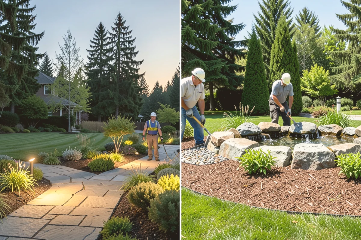 Concrete Walkway Installation in Bothell, King County, WA - Lay out the path and excavate to firm subgrade
