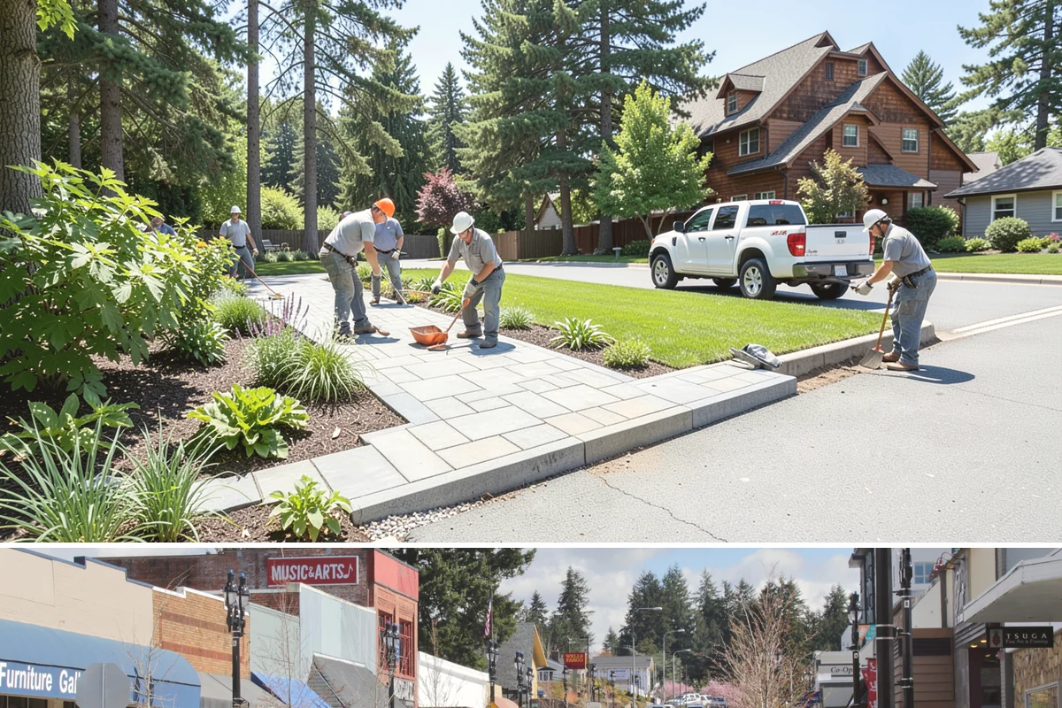 Concrete Walkway Installation in Bothell, King County, WA - Dry stretches from late spring into early autumn are ideal, as cold snaps and heavy rain can weaken curing concrete and delay...