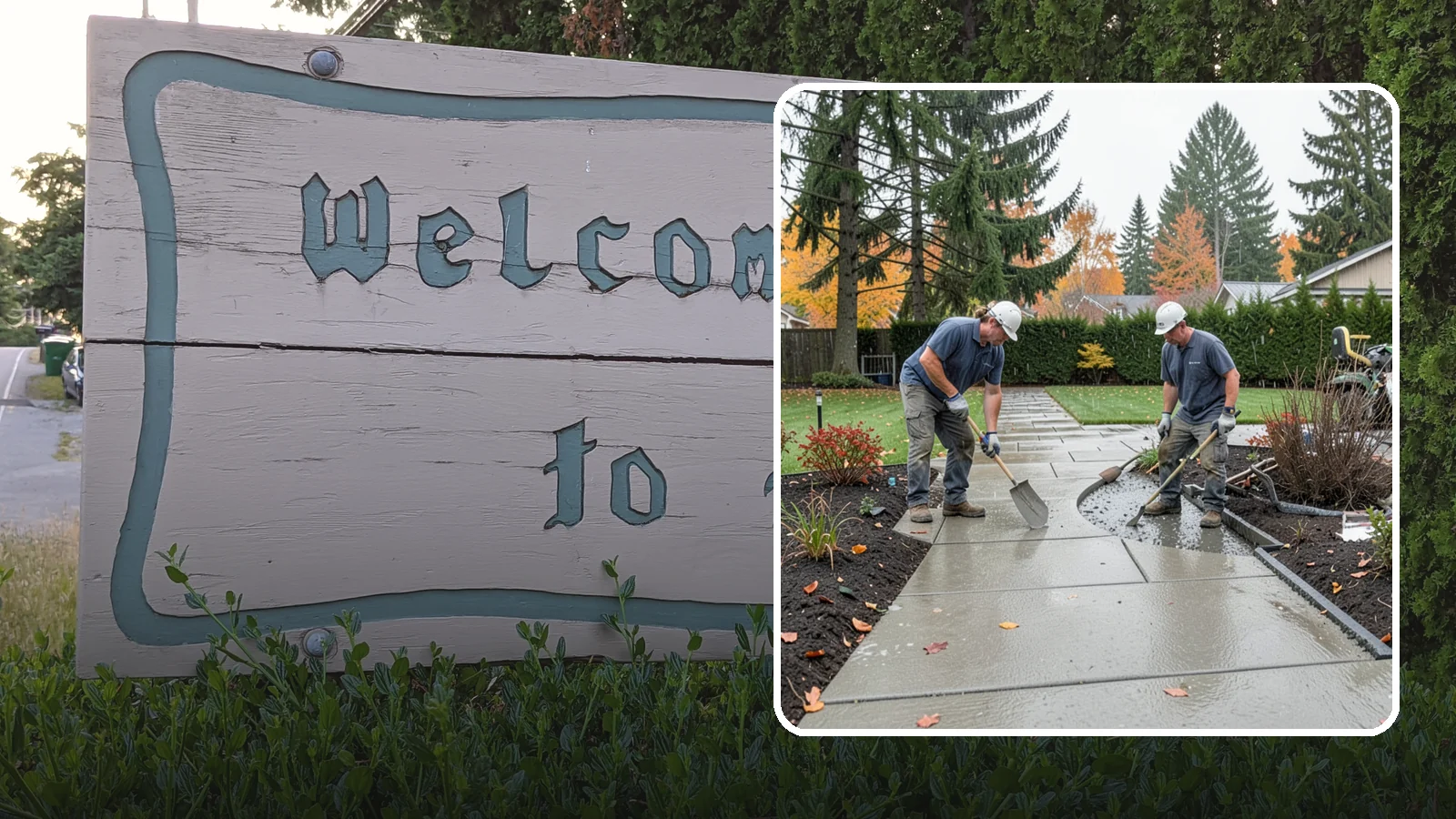 Concrete Walkway Installation in Brier, Snohomish County, WA - We build safe, level concrete walkways with the drainage and slip resistance Pacific Northwest weather demands.