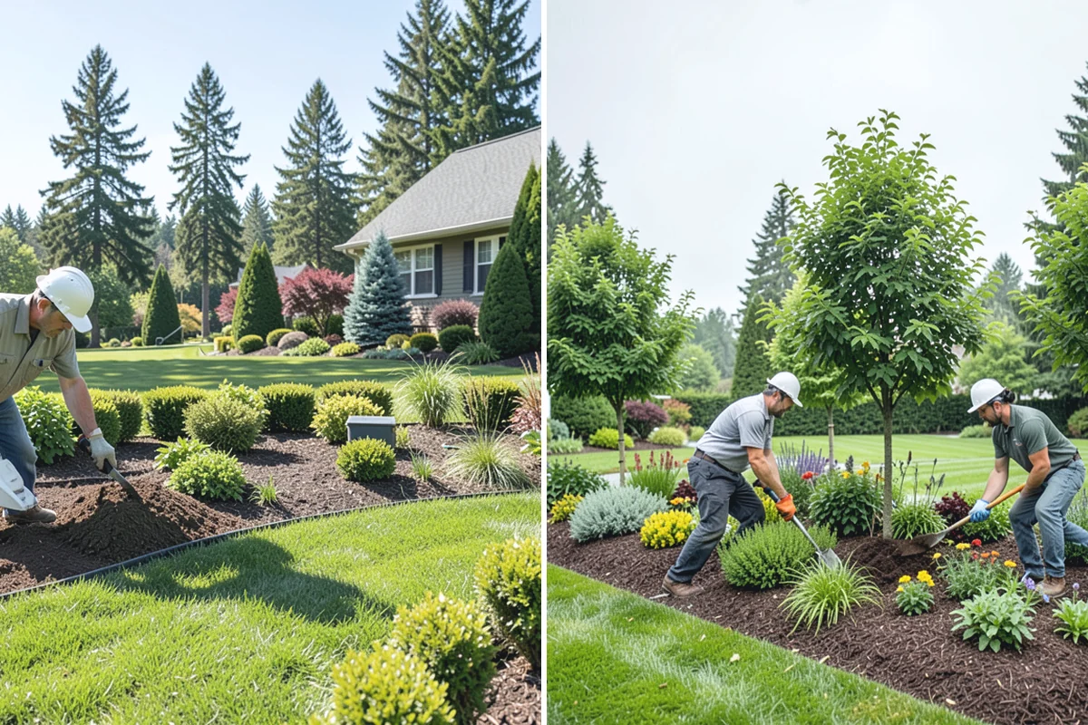 Concrete Walkway Installation in Buckley, Pierce County, WA - Lay out the path and excavate to firm subgrade