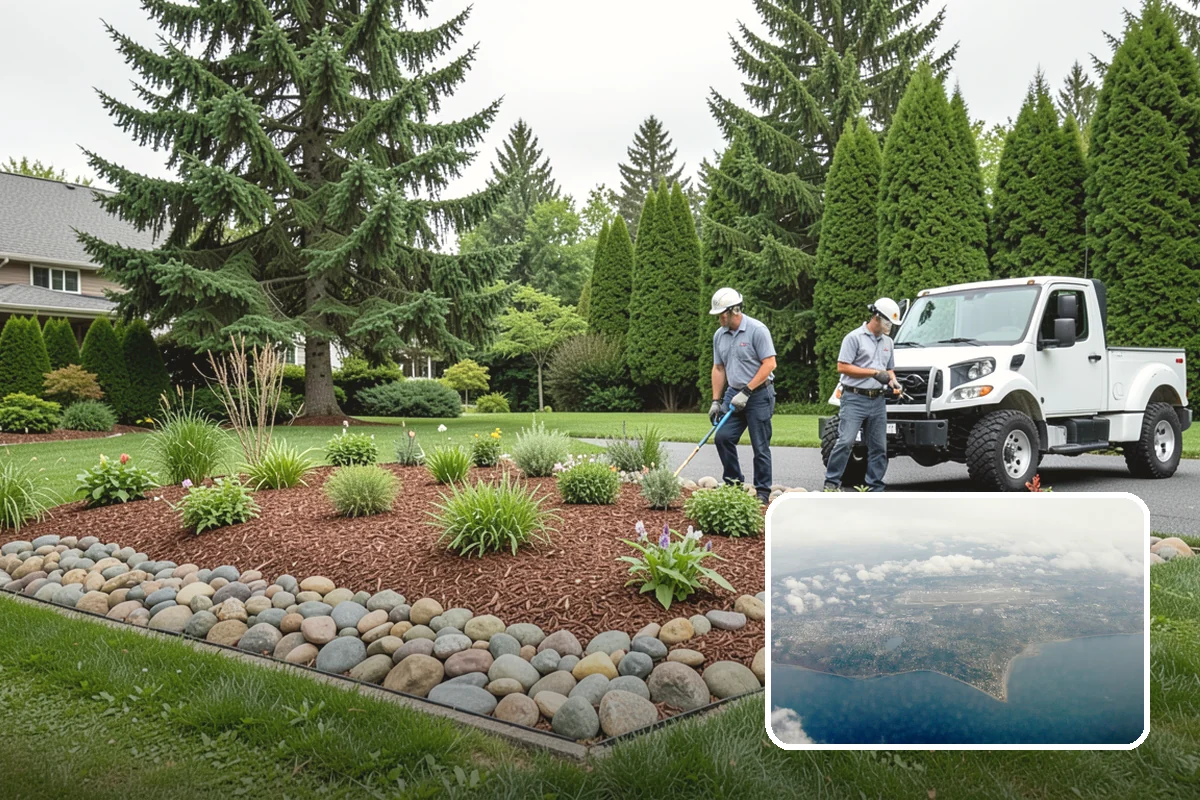 Concrete Walkway Installation in Burien, King County, WA - Non-slip broom texture improves safety in wet, mossy conditions
