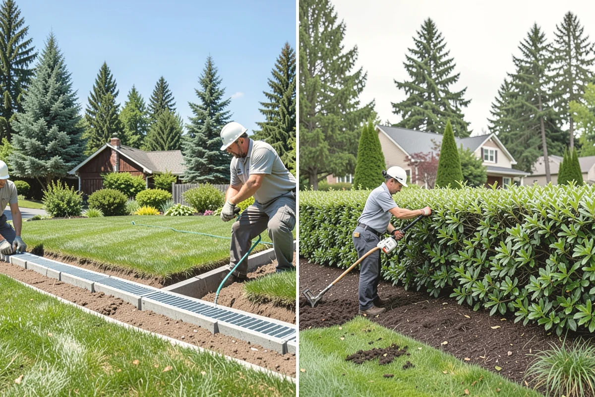 Concrete Walkway Installation in Carnation, King County, WA - Lay out the path and excavate to firm subgrade