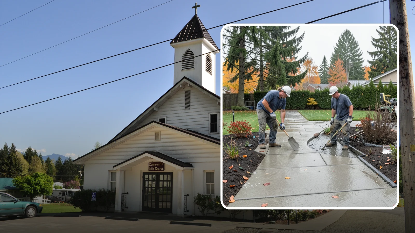 Concrete Walkway Installation in Concrete, Skagit County, WA - We build safe, level concrete walkways with the drainage and slip resistance Pacific Northwest weather demands.