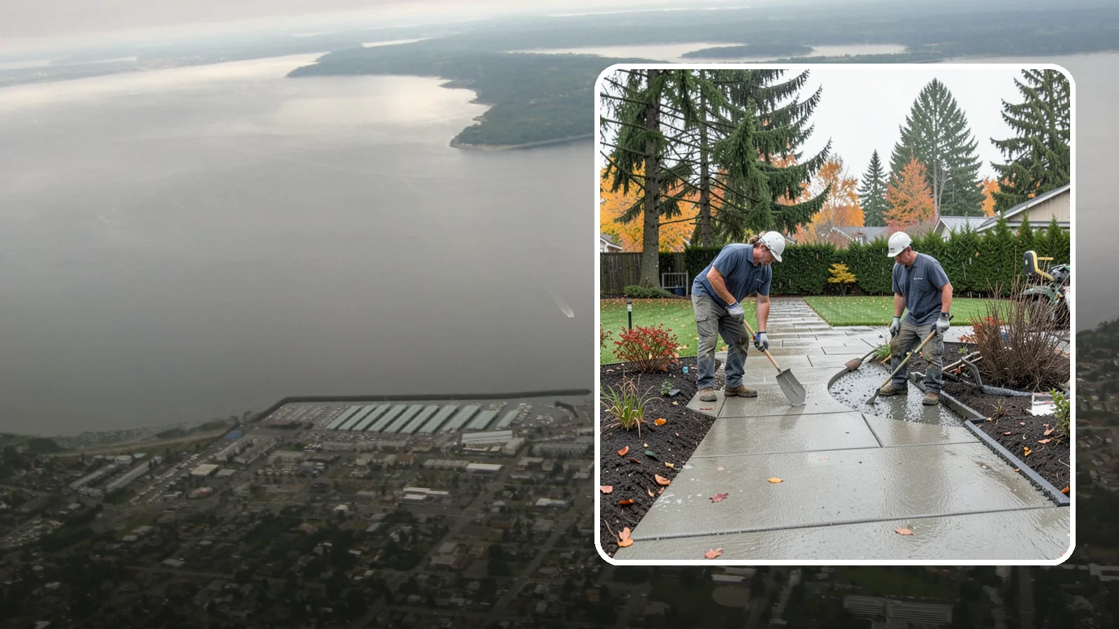 Concrete Walkway Installation in Des Moines, King County, WA - We build safe, level concrete walkways with the drainage and slip resistance Pacific Northwest weather demands.