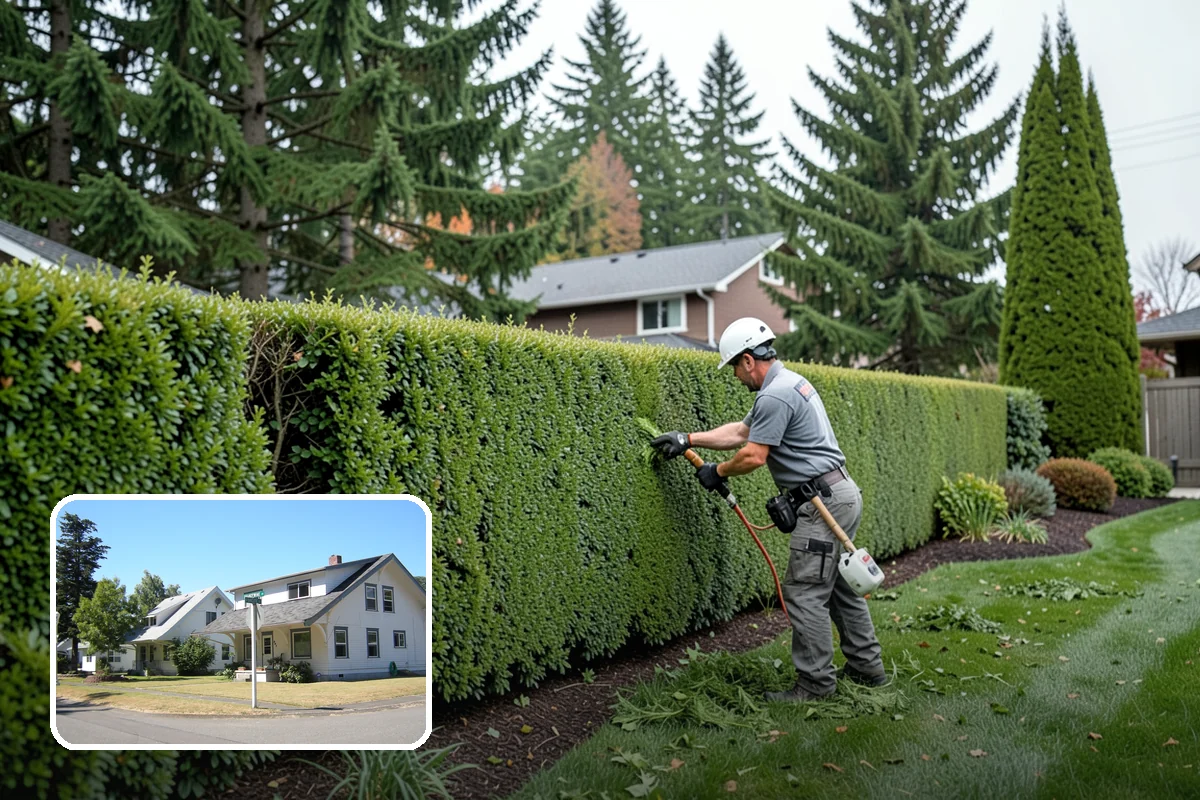 Concrete Walkway Installation in DuPont, Pierce County, WA - Non-slip broom texture improves safety in wet, mossy conditions