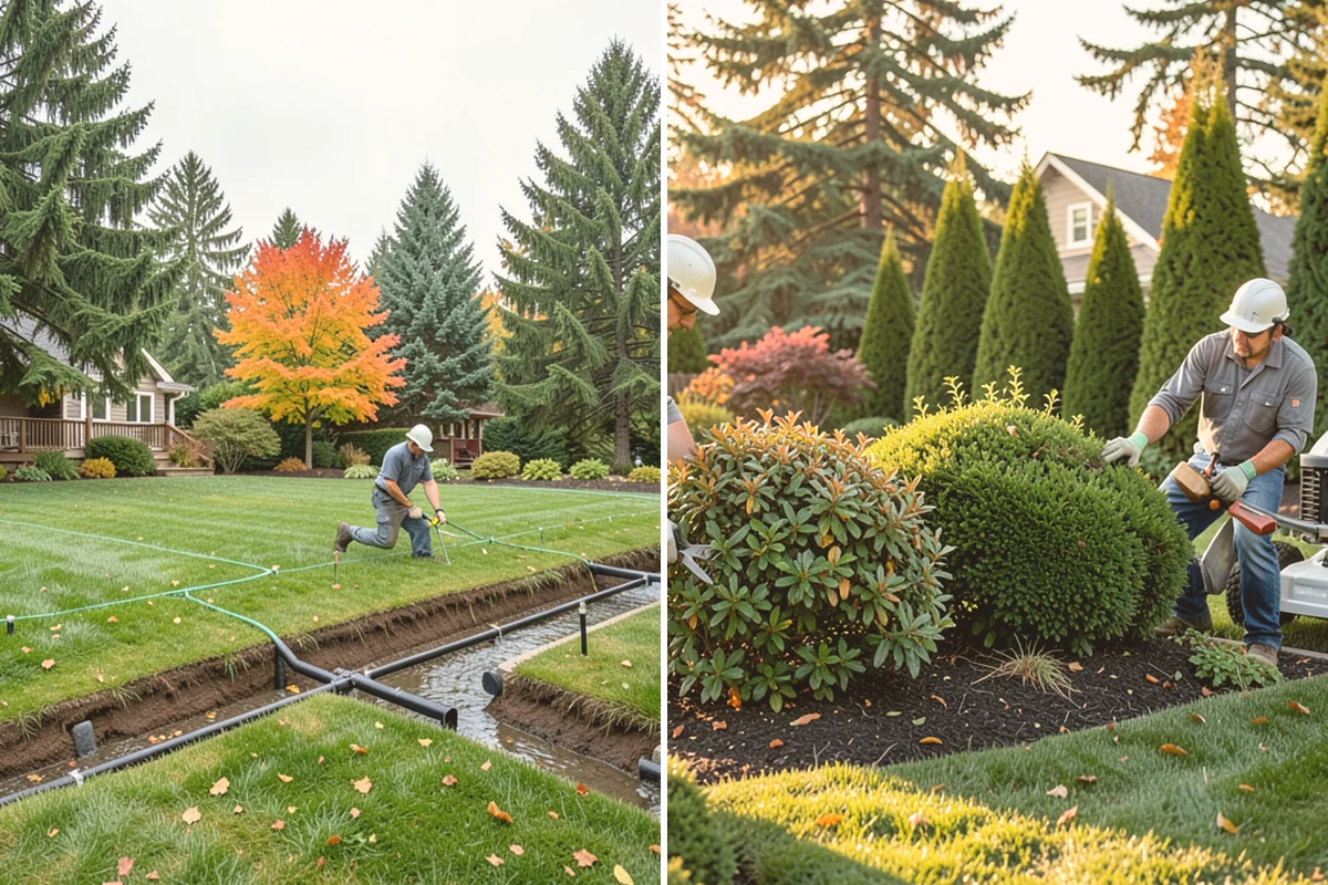 Concrete Walkway Installation in Edmonds, Snohomish County, WA - Lay out the path and excavate to firm subgrade
