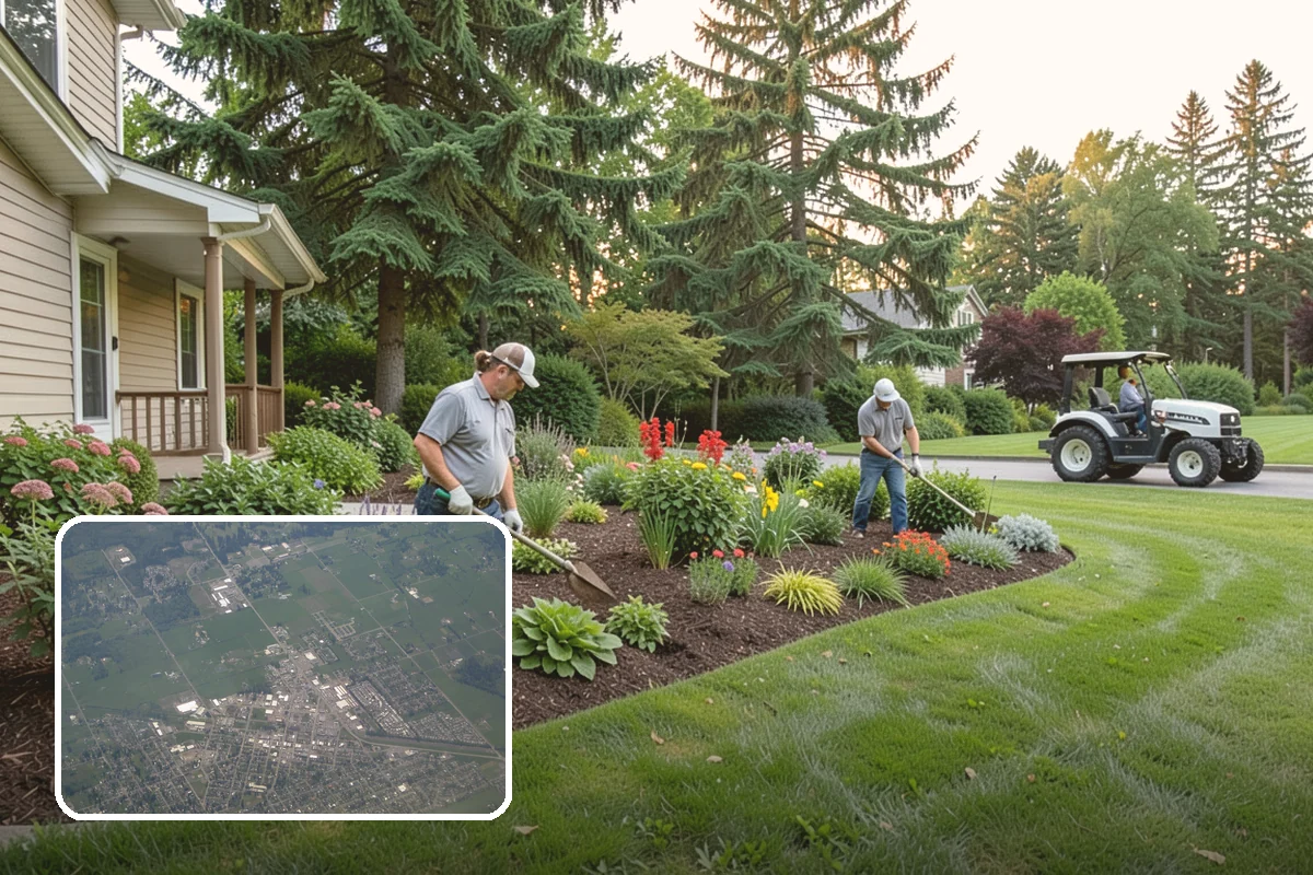 Concrete Walkway Installation in Enumclaw, King County, WA - Non-slip broom texture improves safety in wet, mossy conditions