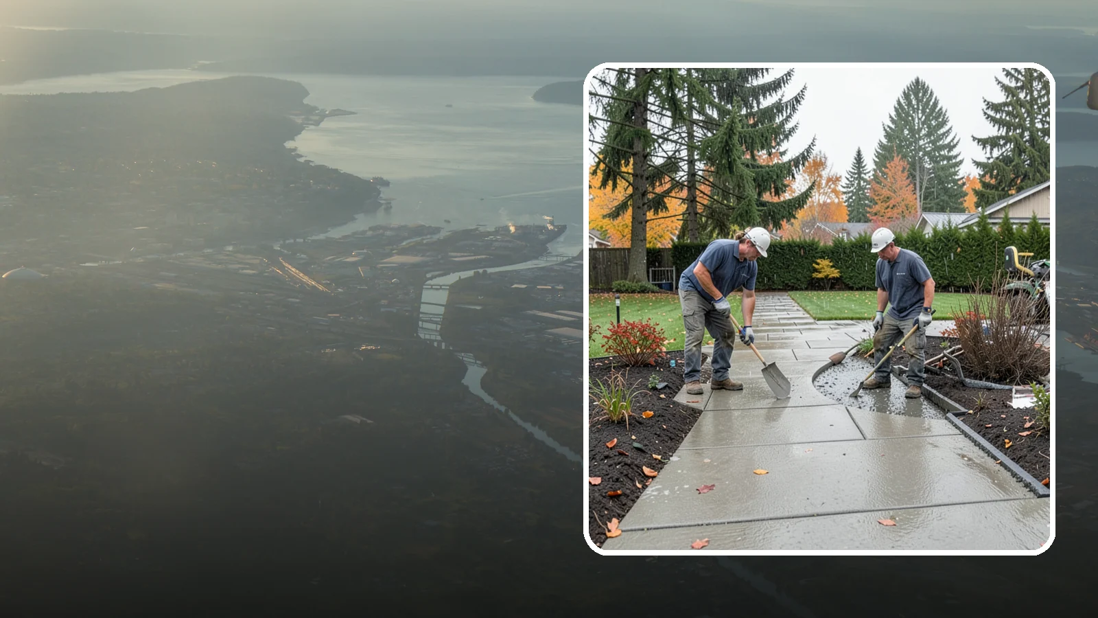 Concrete Walkway Installation in Fife, Pierce County, WA - We build safe, level concrete walkways with the drainage and slip resistance Pacific Northwest weather demands.