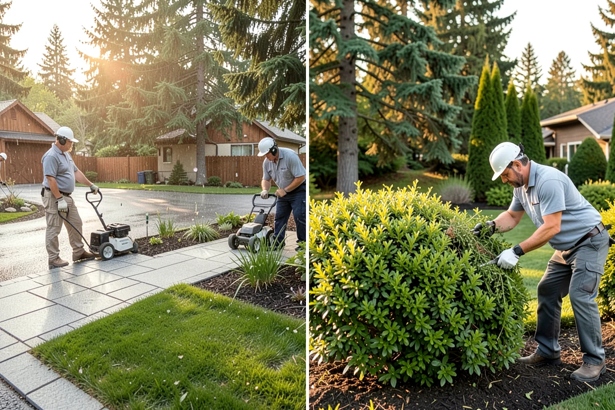 Concrete Walkway Installation in Fircrest, Pierce County, WA - Lay out the path and excavate to firm subgrade