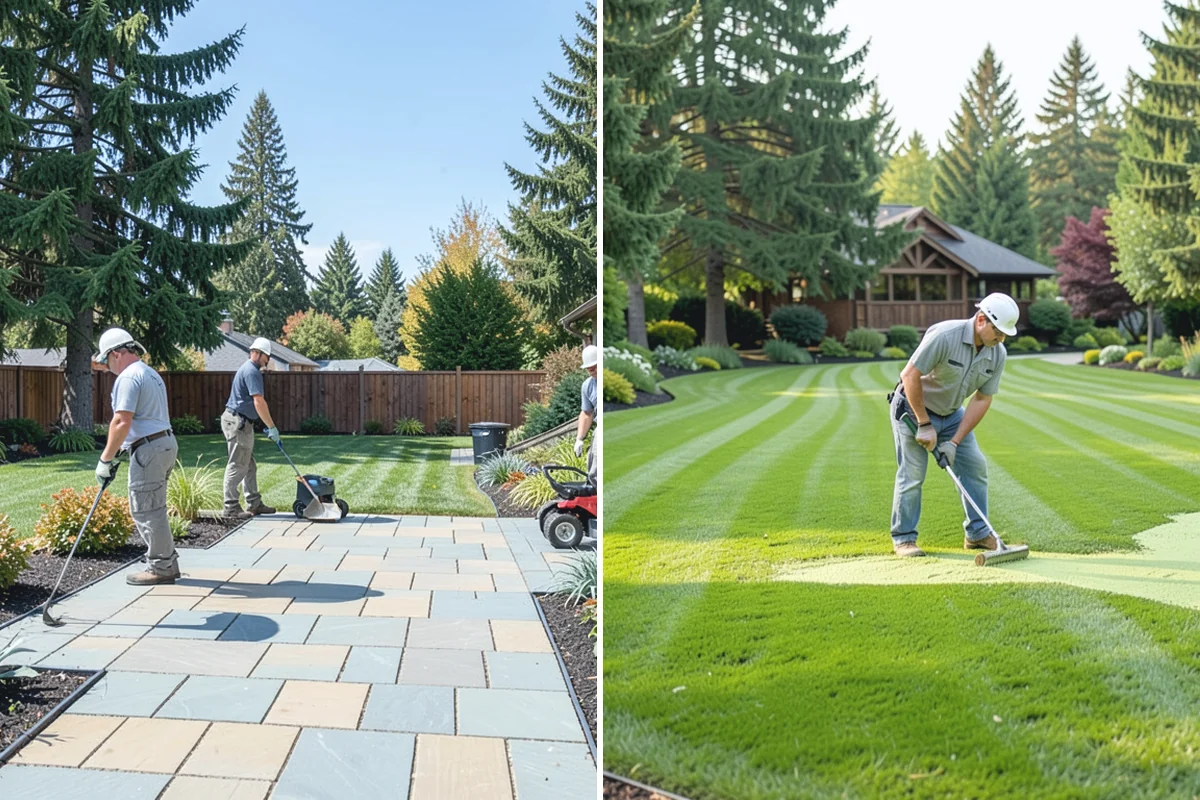 Concrete Walkway Installation in Gold Bar, Snohomish County, WA - Lay out the path and excavate to firm subgrade