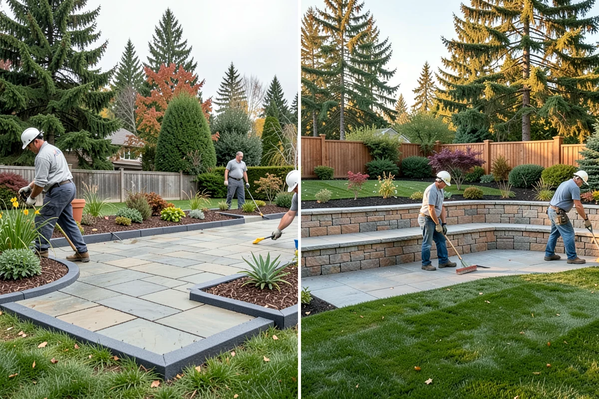 Concrete Walkway Installation in Hunts Point, King County, WA - Lay out the path and excavate to firm subgrade
