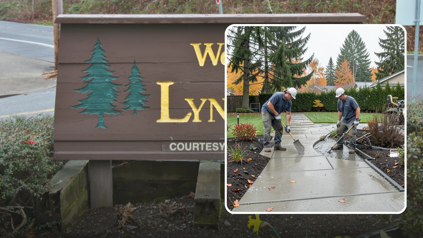 Concrete Walkway Installation in Lynnwood, Snohomish County, WA - We build safe, level concrete walkways with the drainage and slip resistance Pacific Northwest weather demands.