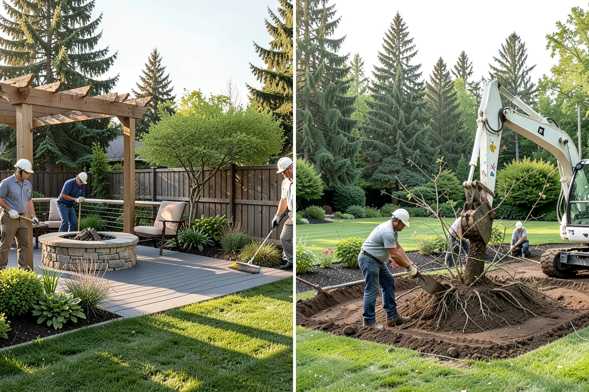 Concrete Walkway Installation in Maple Valley, King County, WA - Lay out the path and excavate to firm subgrade