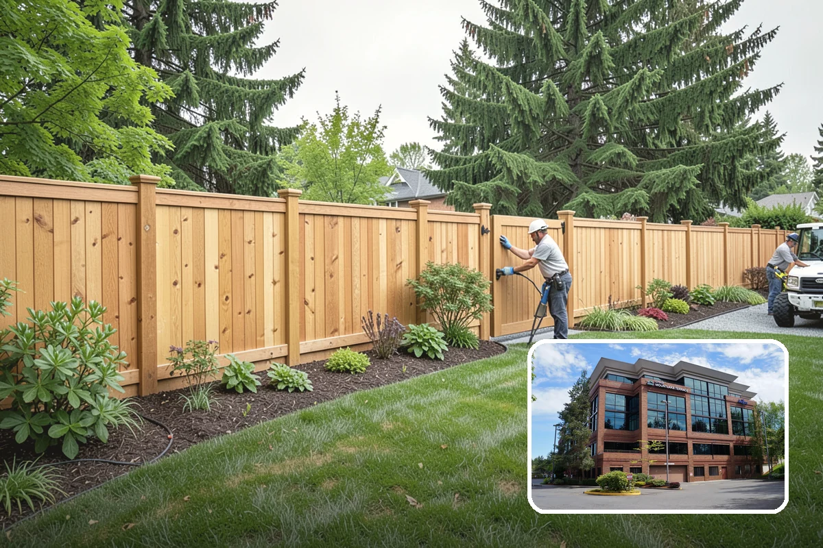 Concrete Walkway Installation in Mountlake Terrace, Snohomish County, WA - Non-slip broom texture improves safety in wet, mossy conditions