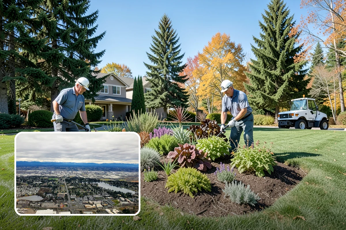 Concrete Walkway Installation in SeaTac, King County, WA - Non-slip broom texture improves safety in wet, mossy conditions
