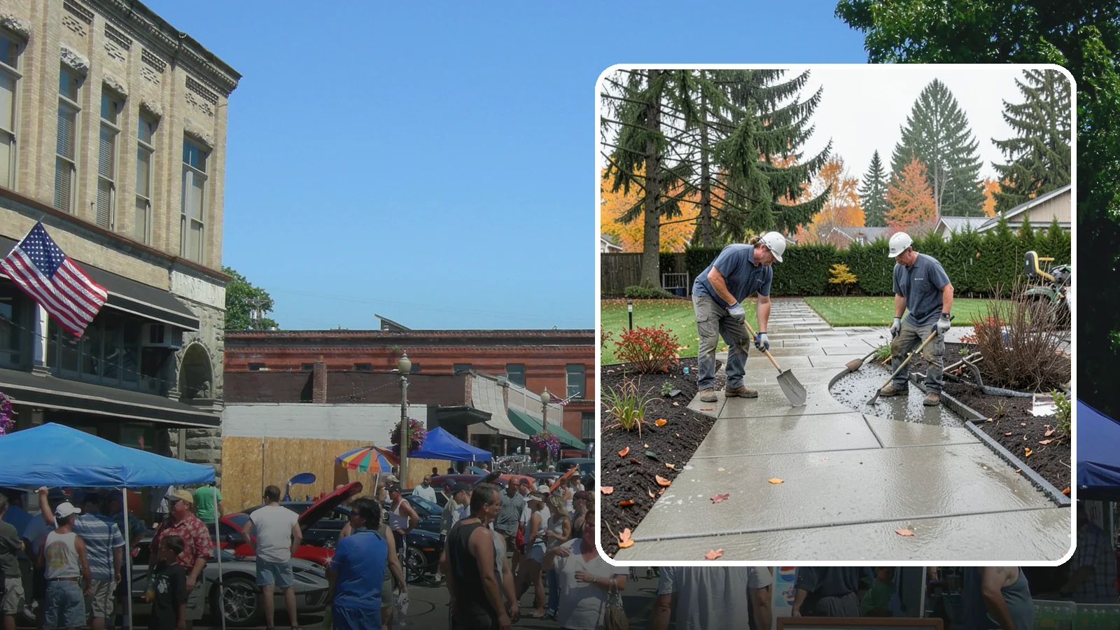 Concrete Walkway Installation in Snohomish, Snohomish County, WA - We build safe, level concrete walkways with the drainage and slip resistance Pacific Northwest weather demands.