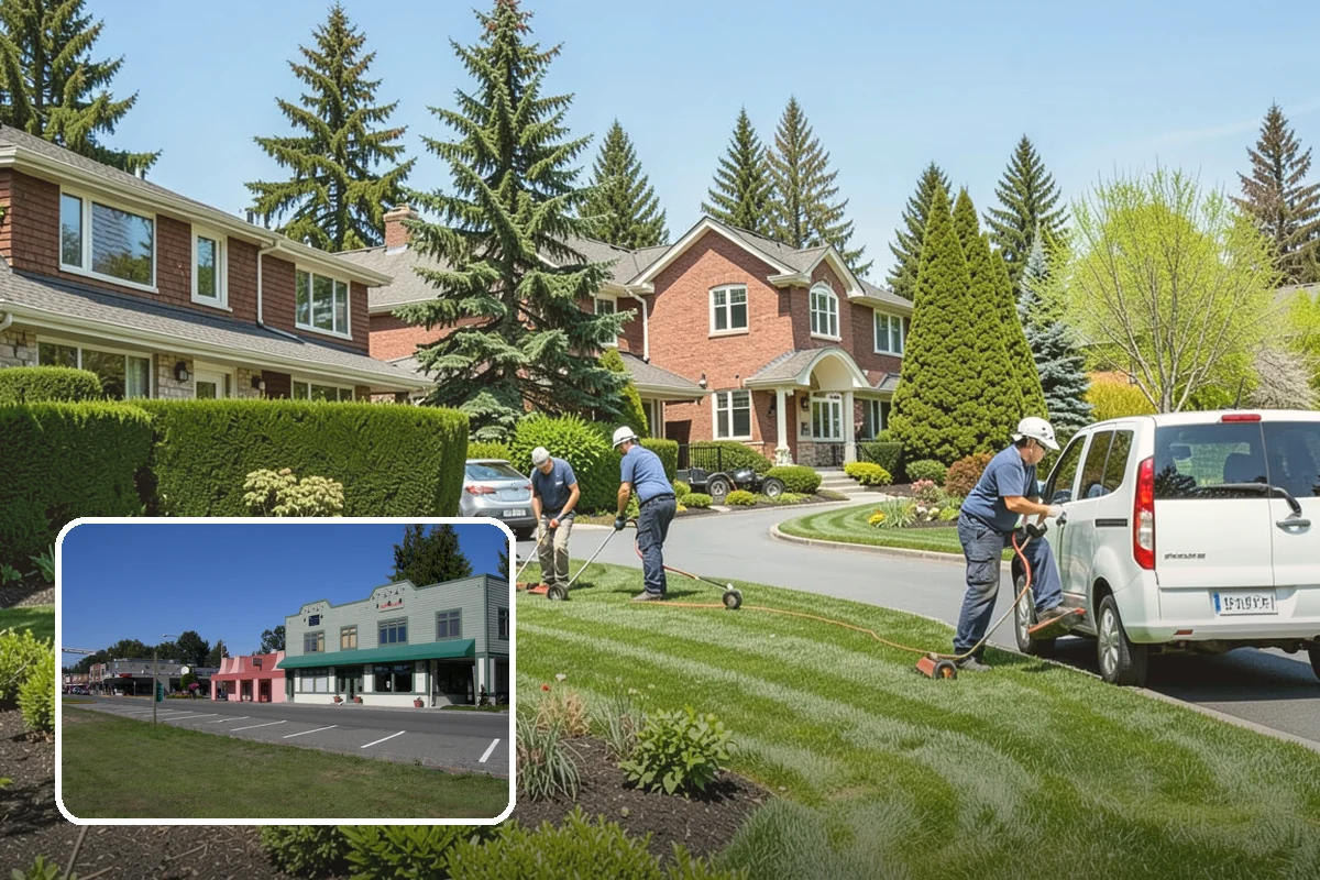 Concrete Walkway Installation in Snoqualmie, King County, WA - Non-slip broom texture improves safety in wet, mossy conditions