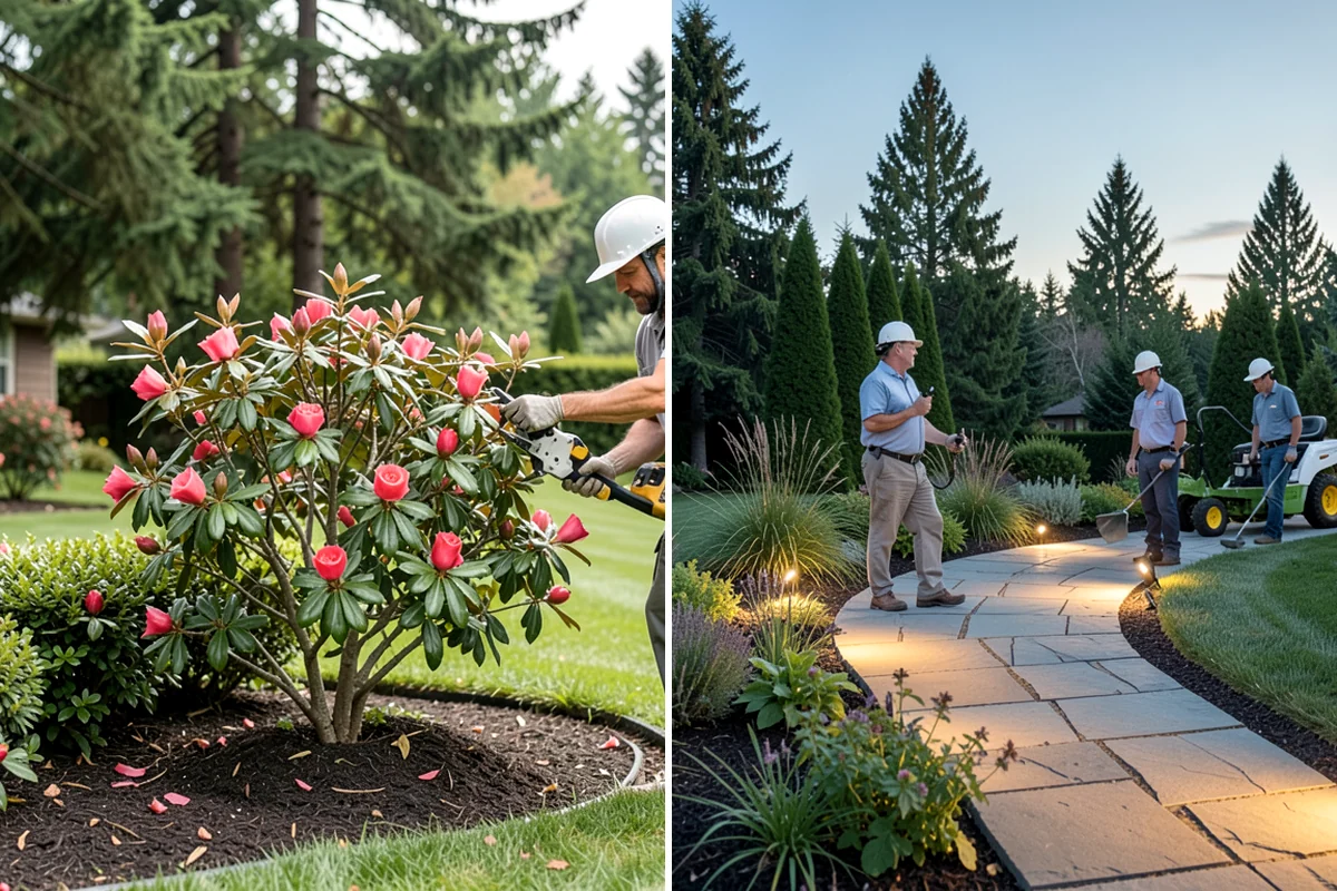 Concrete Walkway Installation in Snoqualmie, King County, WA - Lay out the path and excavate to firm subgrade