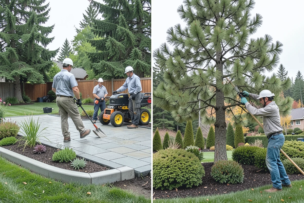 Concrete Walkway Installation in South Prairie, Pierce County, WA - Lay out the path and excavate to firm subgrade