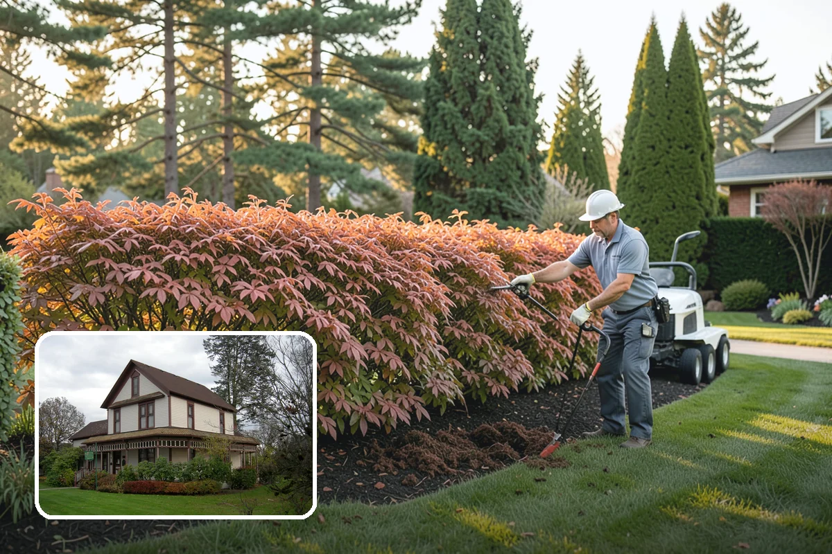 Concrete Walkway Installation in Sumner, Pierce County, WA - Non-slip broom texture improves safety in wet, mossy conditions