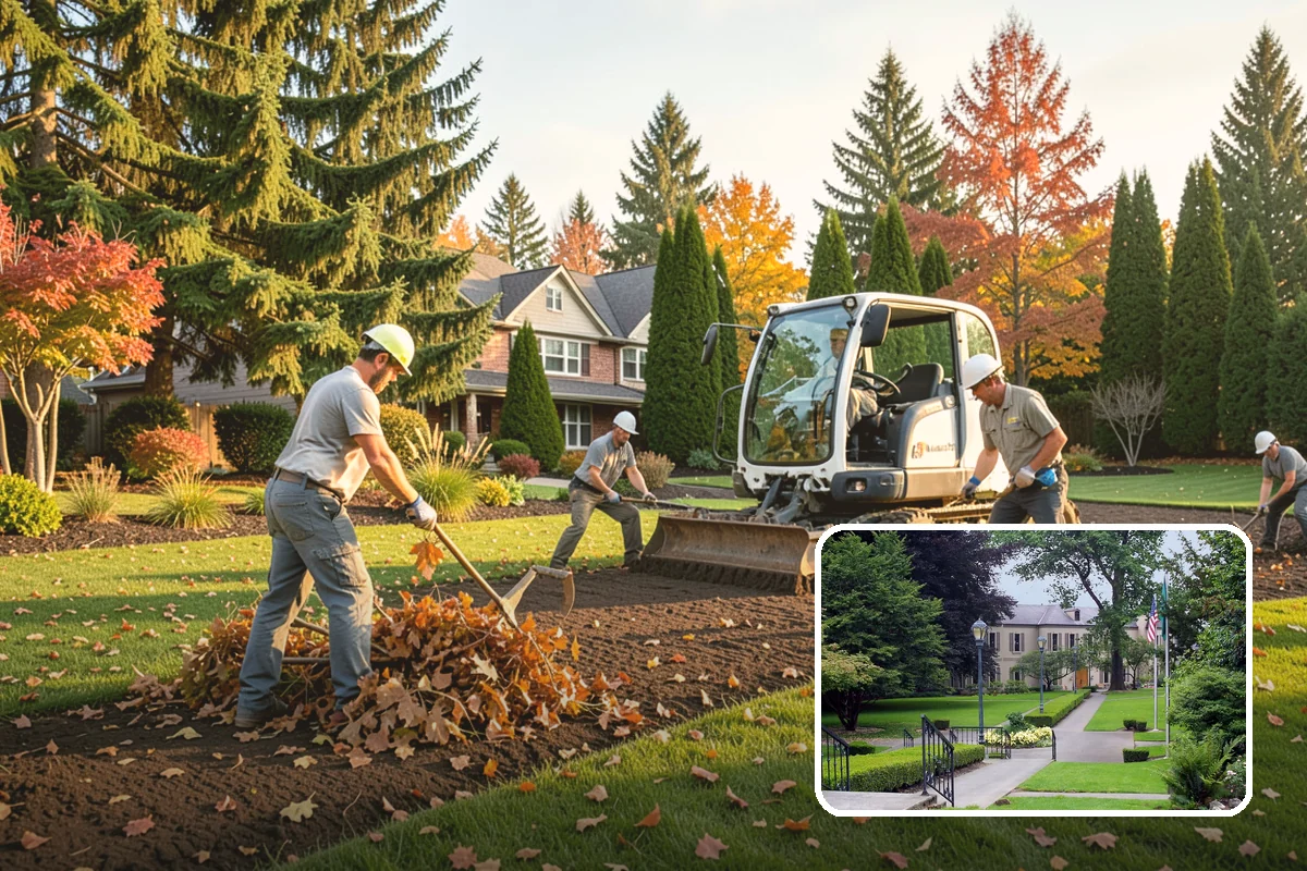 Concrete Walkway Installation in Woodinville, King County, WA - Non-slip broom texture improves safety in wet, mossy conditions