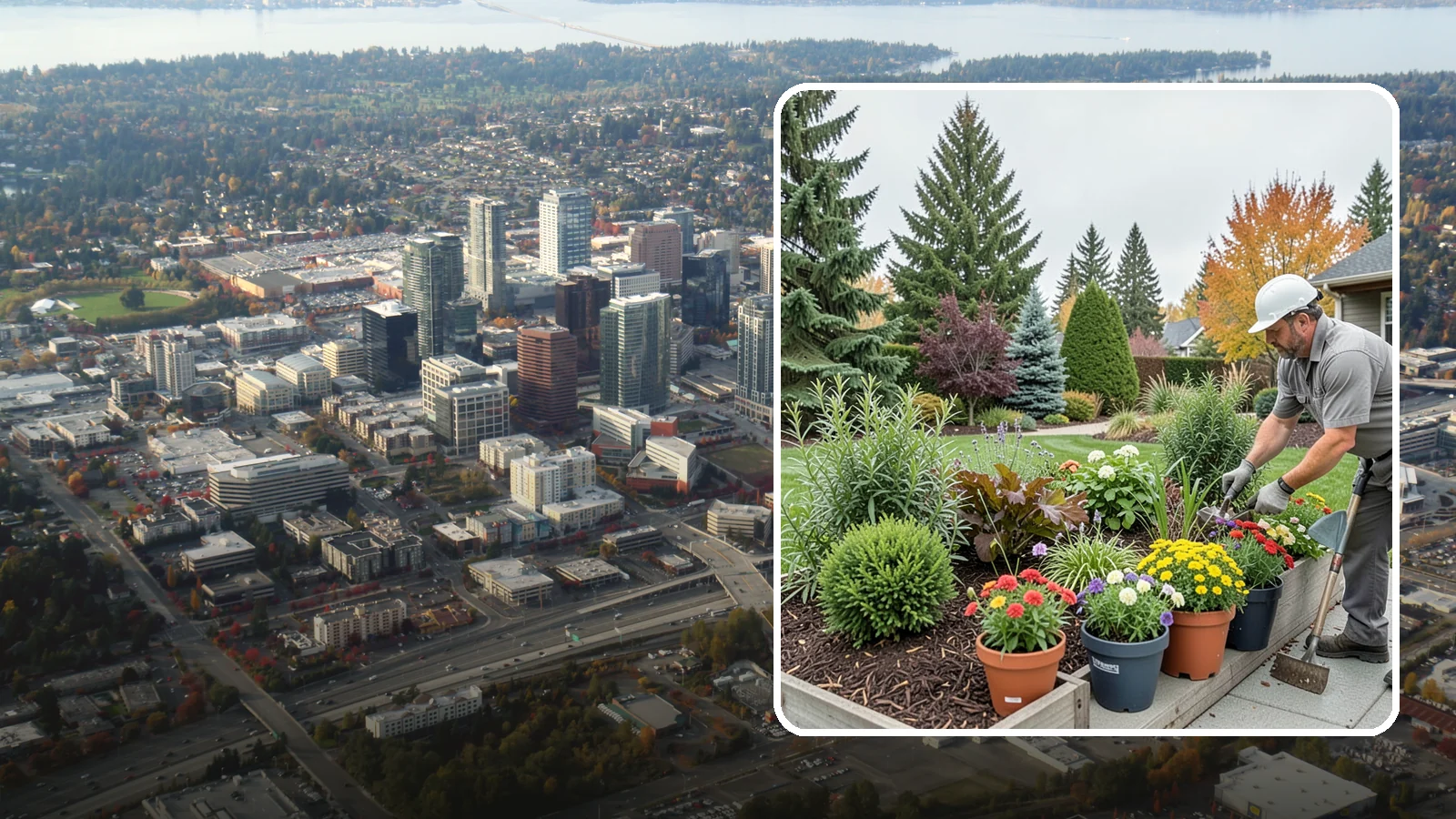 Container Gardening in Bellevue, King County, WA - Designed container plantings that bring color and greenery to patios, entries, and small spaces.