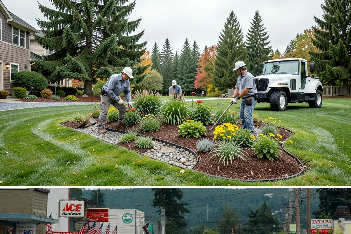 Container Gardening in Carnation, King County, WA - Refreshed seasonally - cool-season plantings in spring and fall, warm-season in summer.